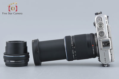 Used: OLYMPUS Olympus PEN E-PL8 EZ Double Zoom Kit Silver, Low Shutter Count