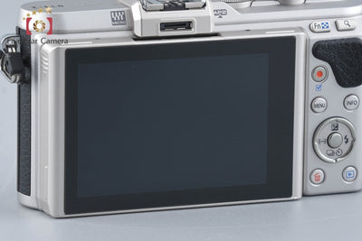 Used: OLYMPUS Olympus PEN E-PL8 EZ Double Zoom Kit Silver, Low Shutter Count
