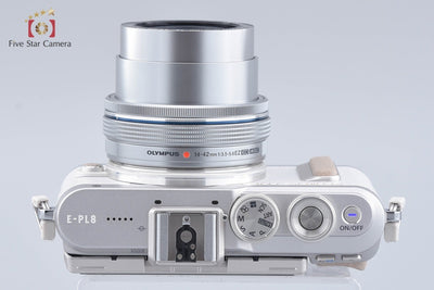 [Used] OLYMPUS Olympus PEN E-PL8 14-42mm EZ Lens Kit White Shutter count very low