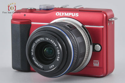 [Used] Olympus PEN Lite E-PL1s Lens Kit Red