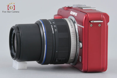 [Used] Olympus PEN Lite E-PL1s Lens Kit Red