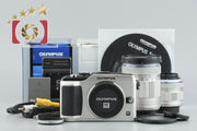 [Used] OLYMPUS PEN Lite E-PL2 Double Zoom Kit Champagne Gold with Original Box