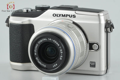 [Used] OLYMPUS PEN Lite E-PL2 Double Zoom Kit Champagne Gold with Original Box