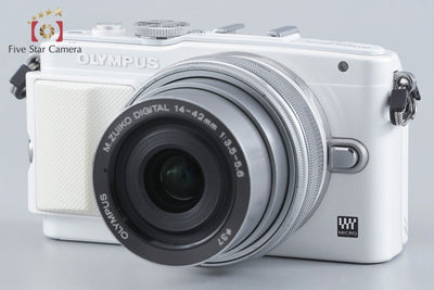 [Used] OLYMPUS Olympus PEN Lite E-PL6 14-42mm EZ Lens Kit White Shutter Count Very Low