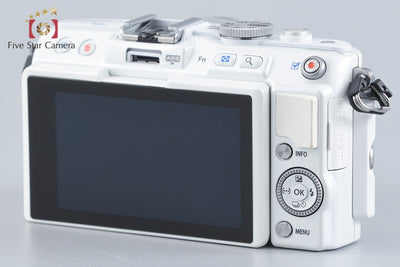 [Used] OLYMPUS Olympus PEN Lite E-PL6 14-42mm EZ Lens Kit White Shutter Count Very Low