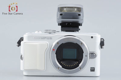 [Used] OLYMPUS Olympus PEN Lite E-PL6 14-42mm EZ Lens Kit White Shutter Count Very Low