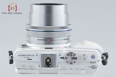 [Used] OLYMPUS Olympus PEN Lite E-PL6 14-42mm EZ Lens Kit White Shutter Count Very Low