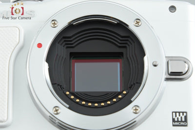 [Used] OLYMPUS PEN Lite E-PL6 EZ Double Zoom Lens Kit White - Low Shutter Count