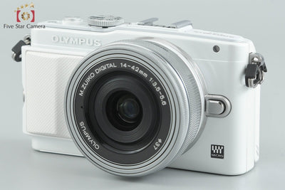 [Used] OLYMPUS PEN Lite E-PL6 EZ Double Zoom Lens Kit White - Low Shutter Count