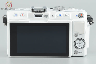 [Used] OLYMPUS PEN Lite E-PL6 EZ Double Zoom Lens Kit White - Low Shutter Count