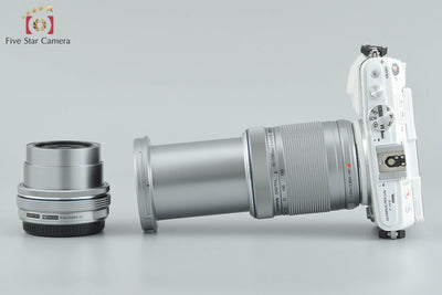 [Used] OLYMPUS PEN Lite E-PL6 EZ Double Zoom Lens Kit White - Low Shutter Count