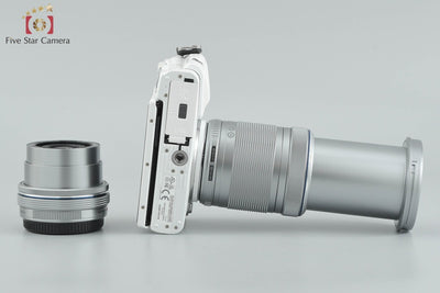 [Used] OLYMPUS PEN Lite E-PL6 EZ Double Zoom Lens Kit White - Low Shutter Count
