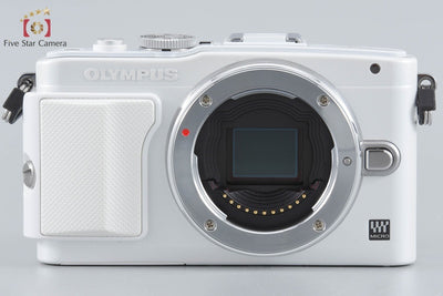 [Used] OLYMPUS Olympus PEN Lite E-PL6 White Mirrorless Single-Lens Camera with Very Low Shutter Count