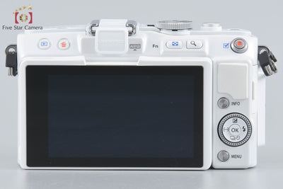 [Used] OLYMPUS Olympus PEN Lite E-PL6 White Mirrorless Single-Lens Camera with Very Low Shutter Count