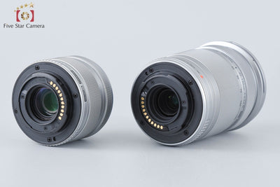 [Used] OLYMPUS PEN Lite E-PL7 Silver + M.ZUIKO 14-42mm f/3.5-5.6 II R + ED 40-150mm f/4-5.6 R - Low Shutter Count