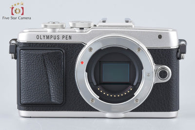 [Used] OLYMPUS PEN Lite E-PL7 Silver + M.ZUIKO 14-42mm f/3.5-5.6 II R + ED 40-150mm f/4-5.6 R - Low Shutter Count