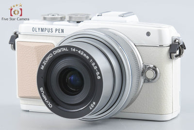 [Used] OLYMPUS PEN Lite E-PL7 EZ Double Zoom Kit White - Low Shutter Count, With Original Box