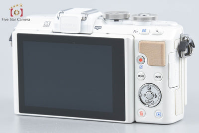 [Used] OLYMPUS PEN Lite E-PL7 EZ Double Zoom Kit White, low shutter count, with original box