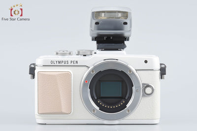 [Used] OLYMPUS PEN Lite E-PL7 EZ Double Zoom Kit White - Low Shutter Count, With Original Box