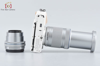[Used] OLYMPUS PEN Lite E-PL7 EZ Double Zoom Kit White - Low Shutter Count, With Original Box