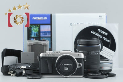 [Used] OLYMPUS Olympus PEN Lite E-PL7 EZ Double Zoom Kit Silver, Low Shutter Count, With Original Box