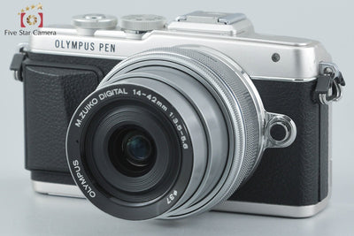 [Used] OLYMPUS Olympus PEN Lite E-PL7 EZ Double Zoom Kit Silver, Low Shutter Count, With Original Box
