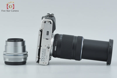 [Used] OLYMPUS Olympus PEN Lite E-PL7 EZ Double Zoom Kit Silver, Low Shutter Count, With Original Box