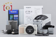 [Used] OLYMPUS Olympus PEN Lite E-PL7 EZ Double Zoom Kit White, Low Shutter Count, With Original Box