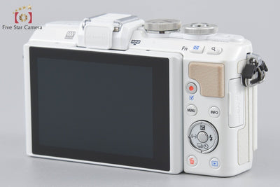 [Used] OLYMPUS Olympus PEN Lite E-PL7 EZ Double Zoom Kit White, Low Shutter Count, With Original Box