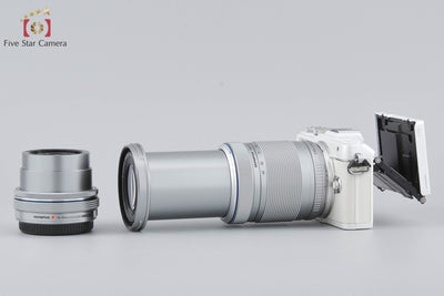 [Used] OLYMPUS Olympus PEN Lite E-PL7 EZ Double Zoom Kit White, Low Shutter Count, With Original Box