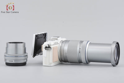 [Used] OLYMPUS Olympus PEN Lite E-PL7 EZ Double Zoom Kit White, Low Shutter Count, With Original Box