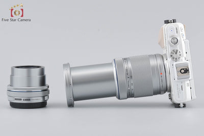 [Used] OLYMPUS Olympus PEN Lite E-PL7 EZ Double Zoom Kit White, Low Shutter Count, With Original Box
