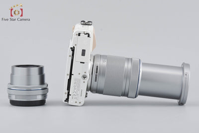 [Used] OLYMPUS Olympus PEN Lite E-PL7 EZ Double Zoom Kit White, Low Shutter Count, With Original Box