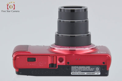 [Used] OLYMPUS Olympus STYLUS SH-21 Red Compact Digital Camera