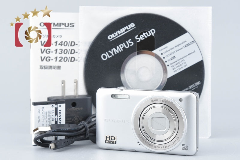 [Used] OLYMPUS Olympus VG-140 Silver Compact Digital Camera