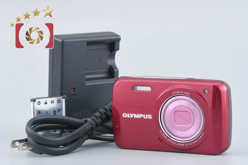 【中古】OLYMPUS オリンパス VH-210 パープル コンパクトデジタルカメラ