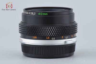 [Used] OLYMPUS Zuiko Auto-S 40mm f/2