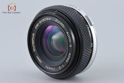 [Used] OLYMPUS Zuiko Auto-S 40mm f/2