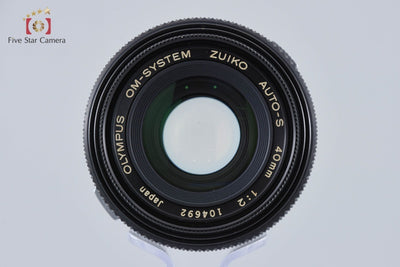 [Used] OLYMPUS Zuiko Auto-S 40mm f/2