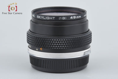 【中古】OLYMPUS オリンパス ZUIKO AUTO-S 40mm f/2 2025.11月 オーバーホール済み