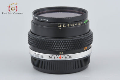 【中古】OLYMPUS オリンパス ZUIKO AUTO-S 40mm f/2 2025.11月 オーバーホール済み