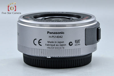 [Used] Panasonic LUMIX G X VARIO PZ 14-42mm f/3.5-5.6 ASPH. POWER O.I.S. Silver H-PS14042