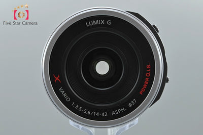 [Used] Panasonic LUMIX G X VARIO PZ 14-42mm f/3.5-5.6 ASPH. POWER O.I.S. Silver H-PS14042