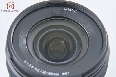 Used: Panasonic LUMIX S 20-60mm f/3.5-5.6 S-R2060 L-Mount