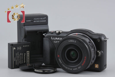 [Used] Panasonic DMC-GF5X 14-42mm Power Zoom Lens Kit, Esprit Black