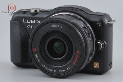 [Used] Panasonic DMC-GF5X 14-42mm Power Zoom Lens Kit, Esprit Black