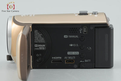 Used: Panasonic HC-V300M Gold Beige Digital High Definition Video Camera