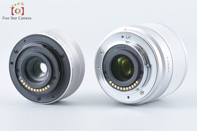 [Used] Panasonic LUMIX G DC-GF9W Silver Double Lens Kit - Low Shutter Count, Original Box Included