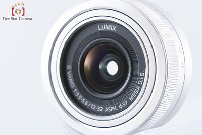 [Used] Panasonic LUMIX G DC-GF9W Silver Double Lens Kit - Low Shutter Count, Original Box Included