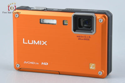 【中古】Panasonic パナソニック LUMIX DMC-FT1 サンライズオレンジ コンパクトデジタルカメラ 元箱付き